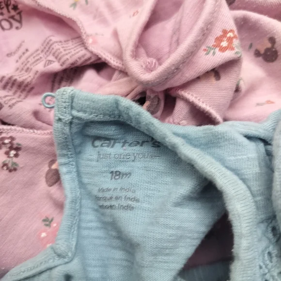Baby Girl Clothes Rompers short in Pastel Colors 18 And 3 Year